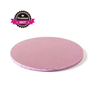 Picture of PINK ROUND BOARD CAKE BOARD DRUM 25X1,2H CM OR 10 INCH